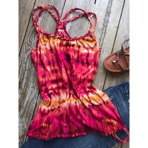 🎁 American Rag Braided Tie Dye Tank